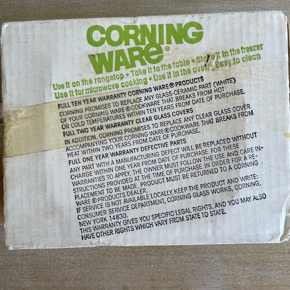 Corning Ware Range Topper Spice o’ life  1 Quart Covered Saucepan 95401 w/ box - Picture 10 of 16